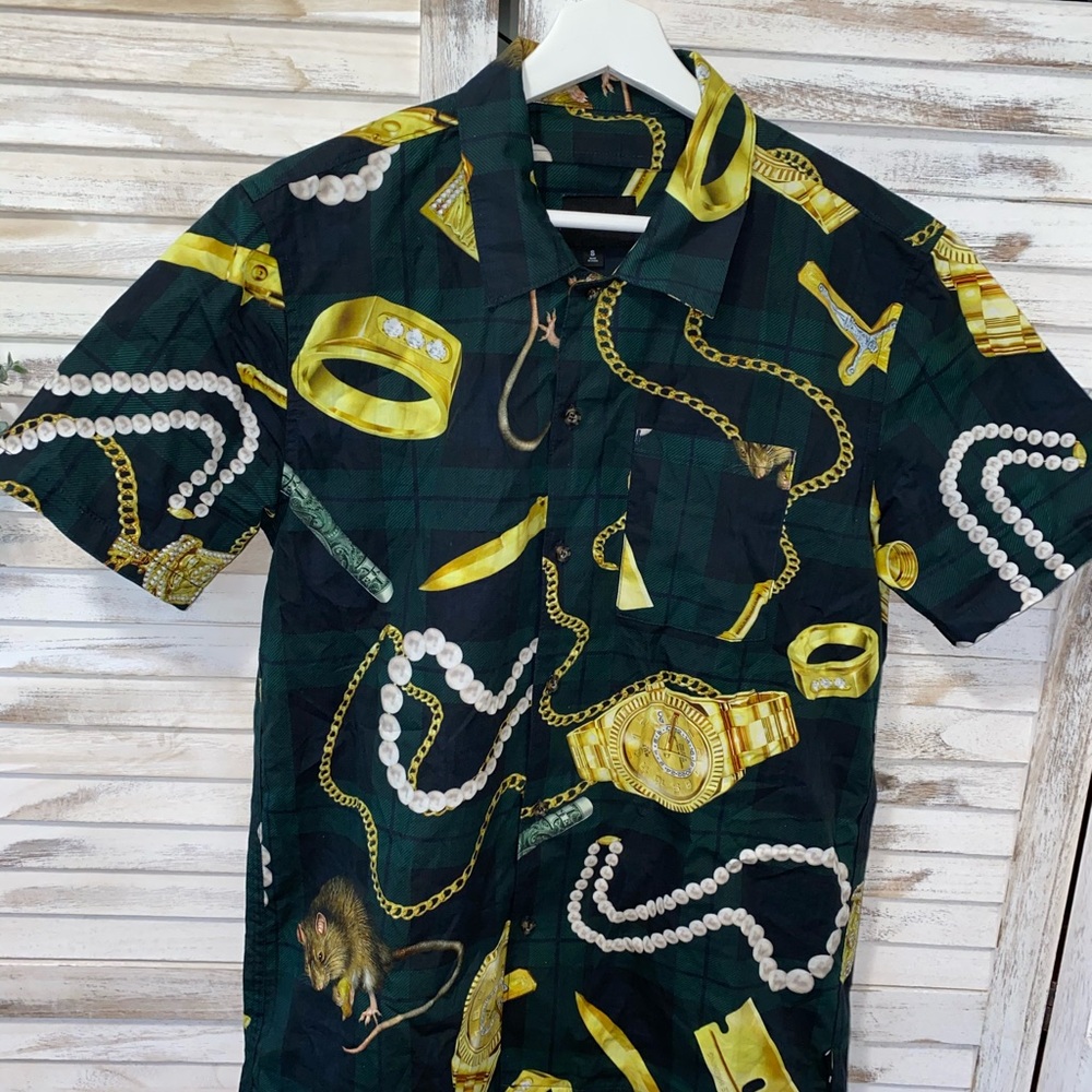 Huf short sleeve button up